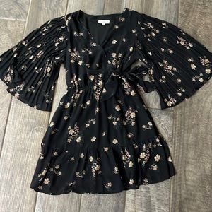 black floral dress!